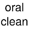 oral clean logosu