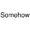 somehow logosu