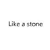 like a stone logosu