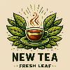 new tea fresh leaf logosu