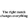 the right match changes everything logosu