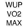 wup vo2 max logosu