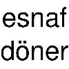 esnaf döner logosu