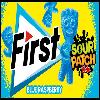 first sour patch kids blueraspberry logosu