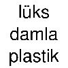 lüks damla plastik logosu
