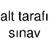 alt tarafı sınav logosu