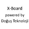 x-board powered by doğuş teknoloji logosu