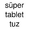 süper tablet tuz logosu
