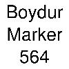 boydur marker 564 logosu