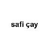 safi çay logosu