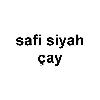 safi siyah çay logosu