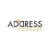 address concept logosu