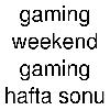 gaming weekend gaming hafta sonu logosu