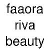 faaora riva beauty logosu