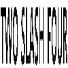 two slash four logosu