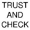 trust and check logosu