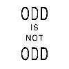 odd is not odd logosu