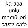 karaca unlu mamülleri pasta cafe logosu