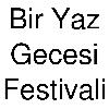 bir yaz gecesi festivali logosu
