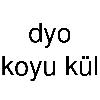 dyo koyu kül logosu