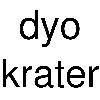 dyo krater logosu