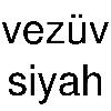 vezüv siyah logosu