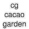 cg cacao garden logosu