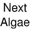 next algae logosu