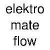 elektro mate flow logosu