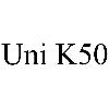 uni k50 logosu