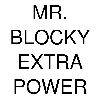 mr. blocky extra power logosu